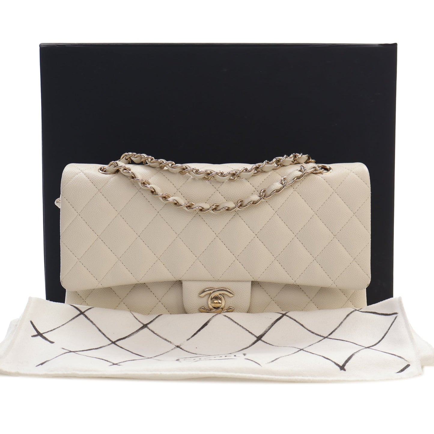Chanel Medium Classic Caviar Double Flap