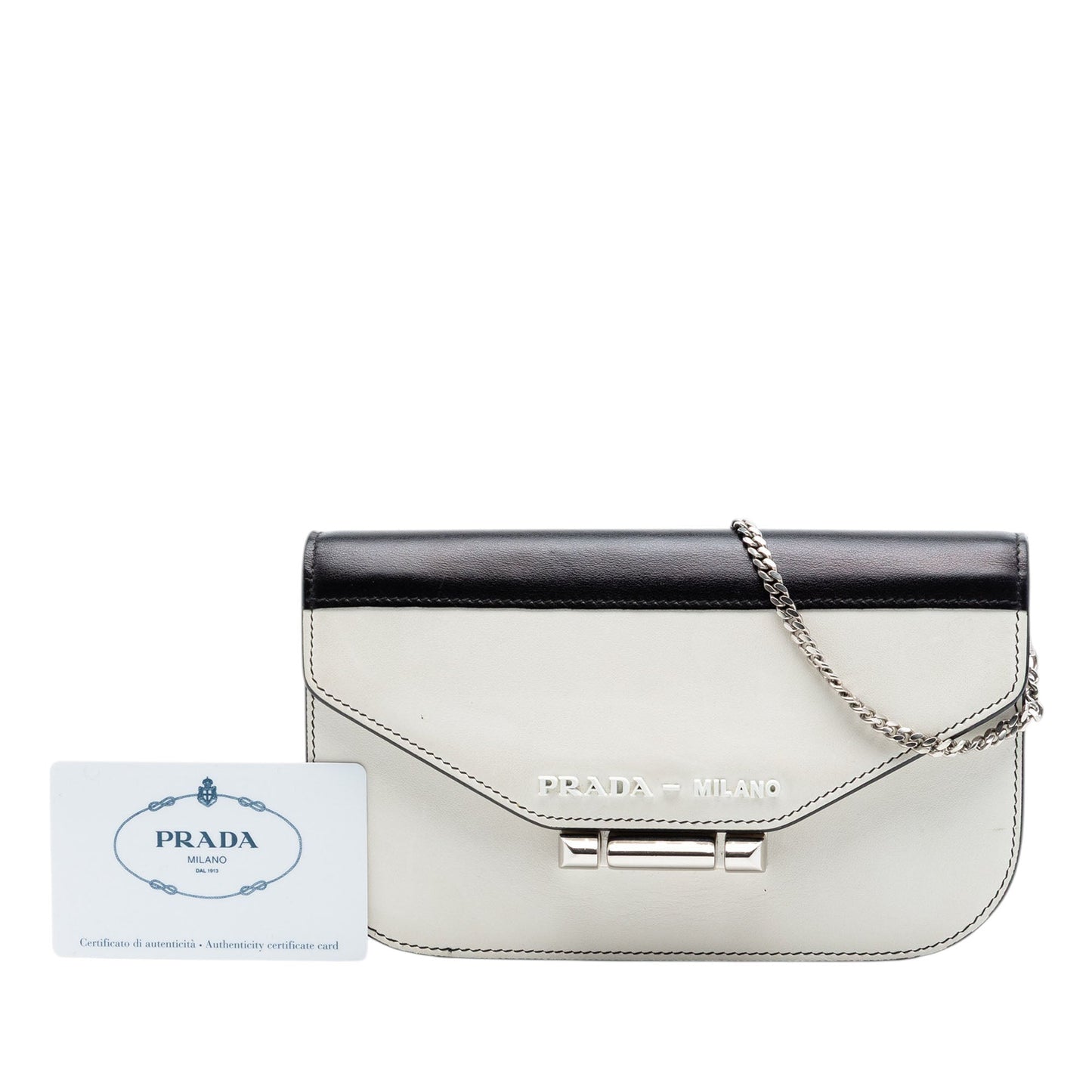 Prada City Calf Sybille Flap Chain Crossbody