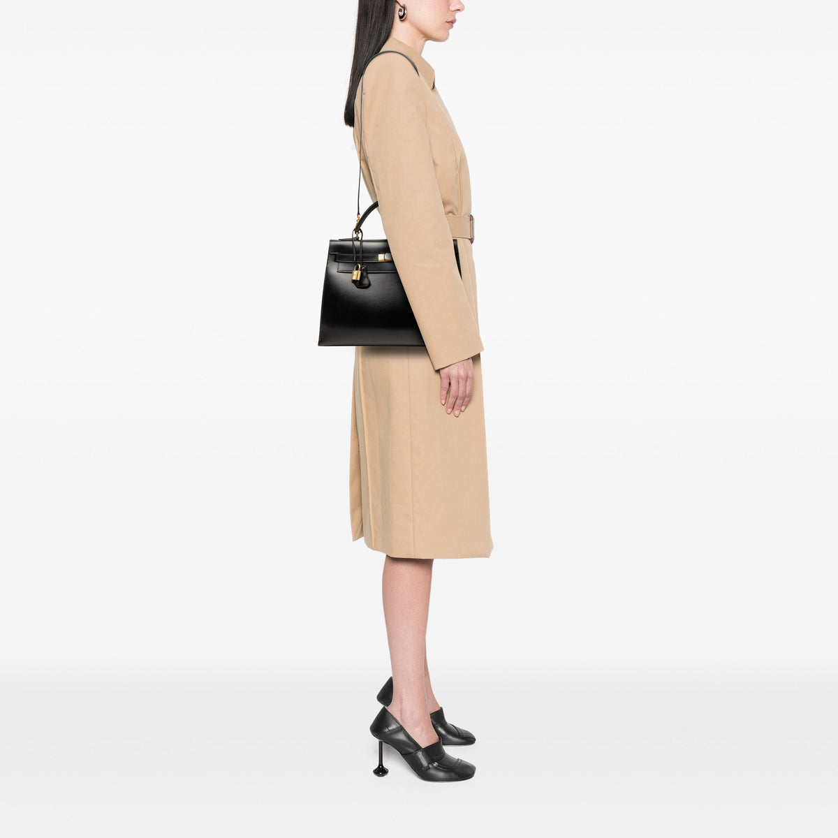 Hermès Box Calf Kelly Sellier 32