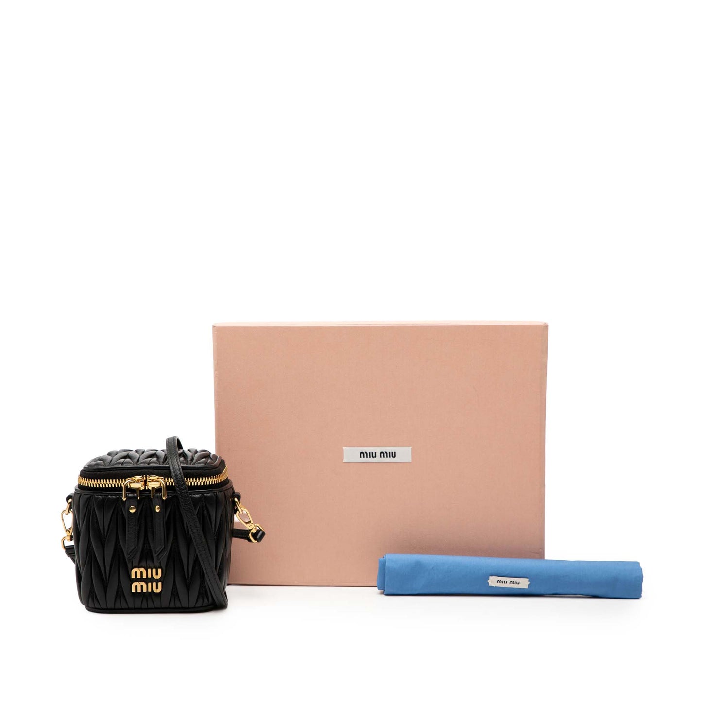Miu Miu Micro Matelasse Nappa Vanity Crossbody