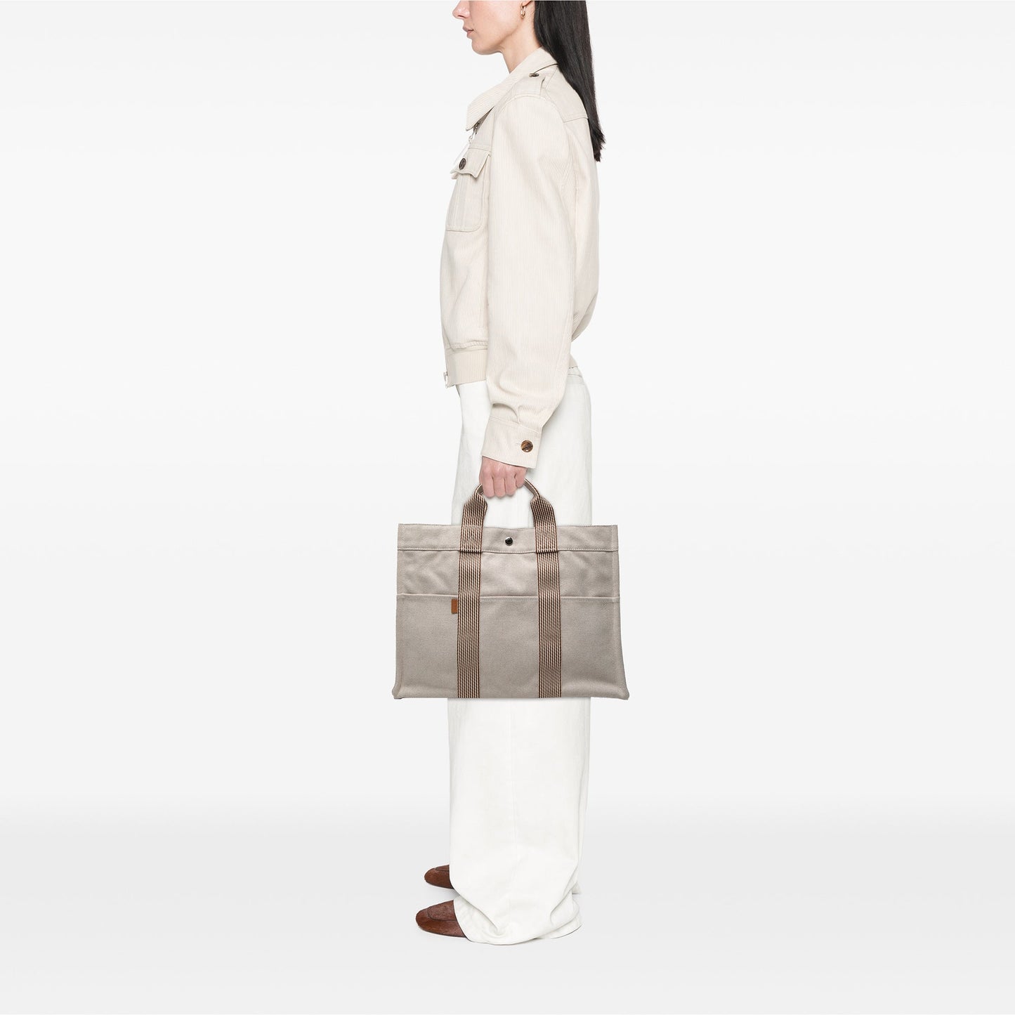 Hermès Canvas Fourre Tout MM