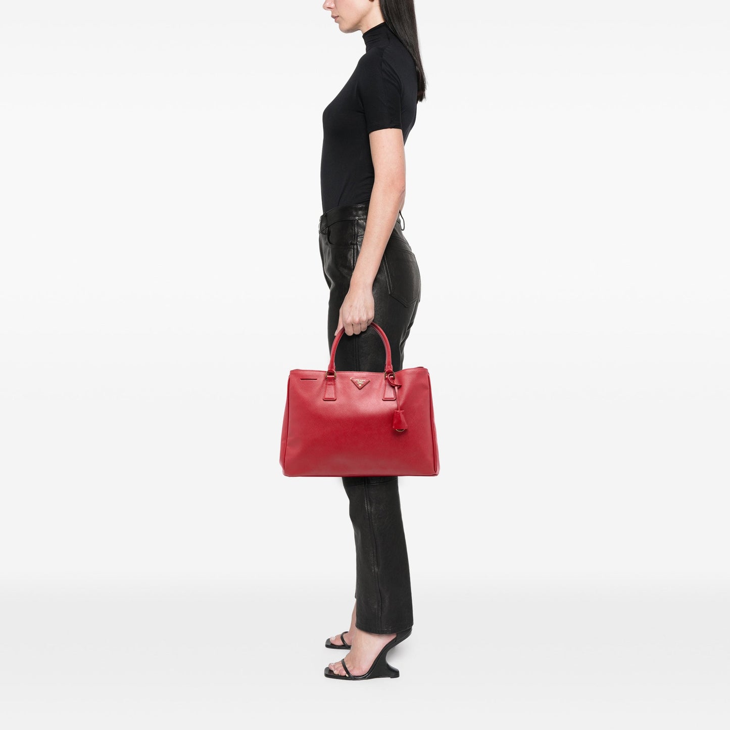 Prada Large Saffiano Lux Galleria Satchel