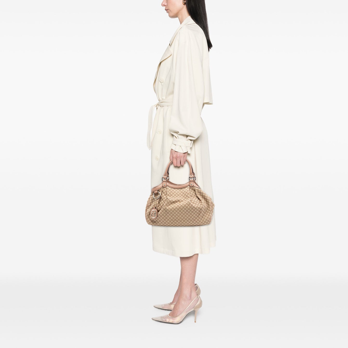 Medium Diamante Canvas Sukey Tote