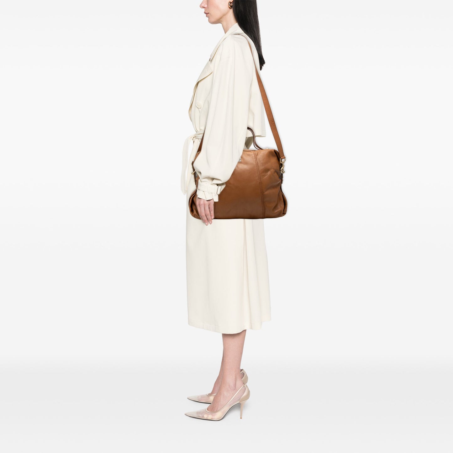 Givenchy Leather 4G Logo Satchel