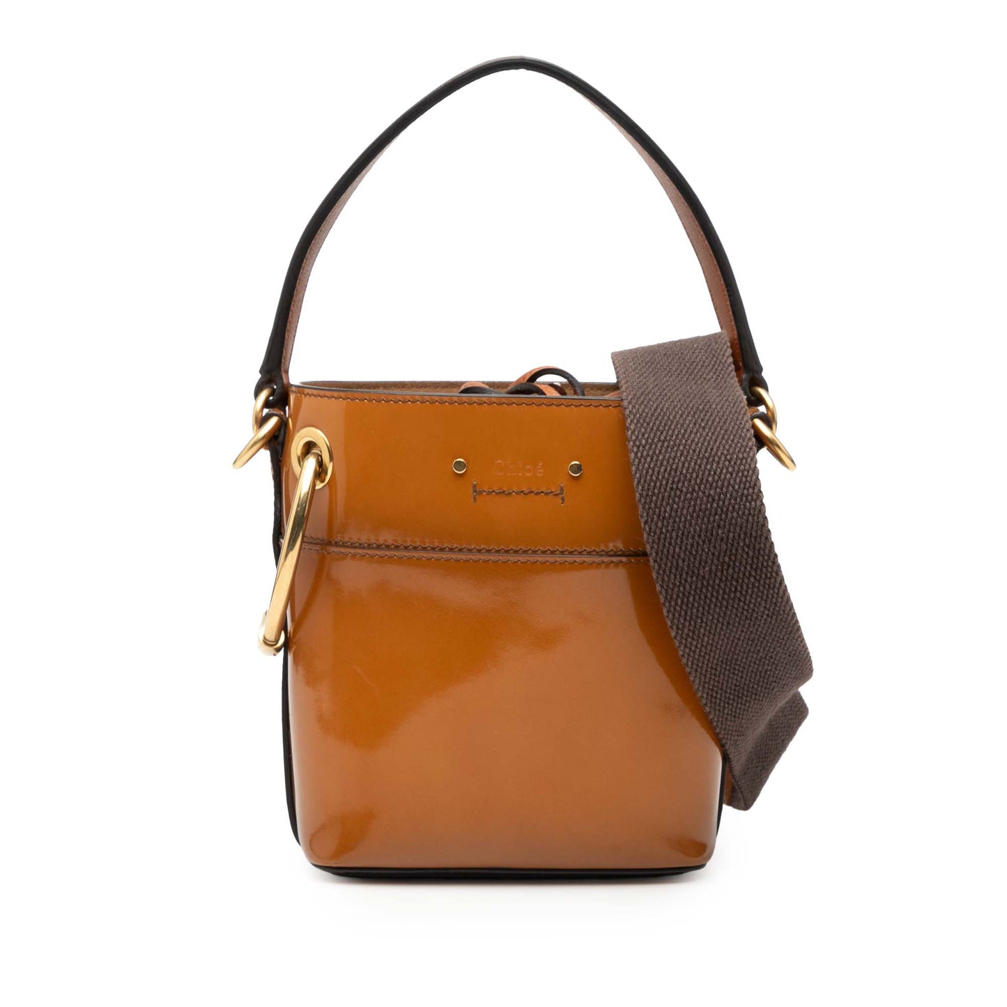 Chloé Mini Patent Roy Bucket Bag
