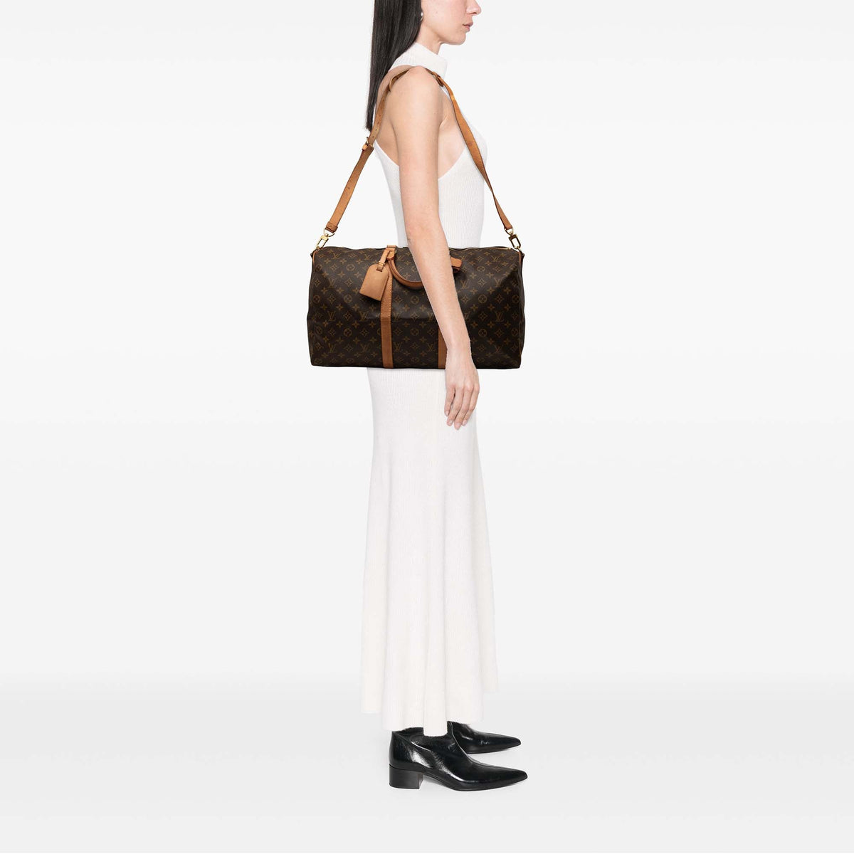 Louis Vuitton Monogram Keepall Bandouliere 50 — Brown