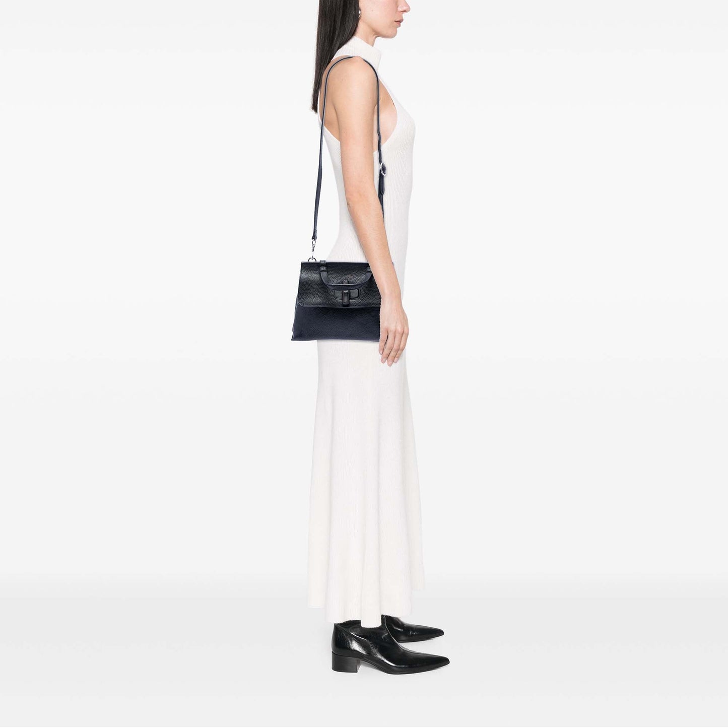 Gucci Small Calfskin Bamboo Daily Satchel