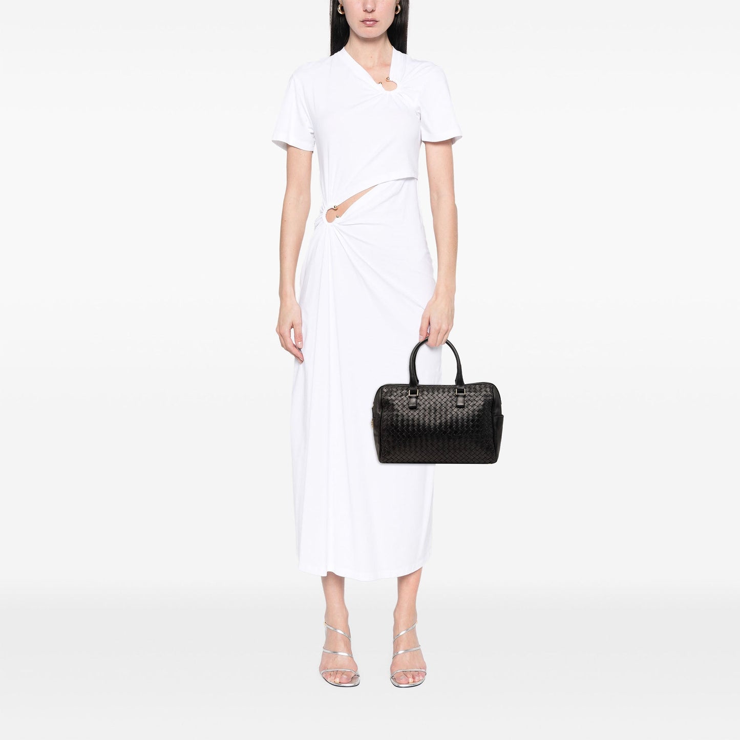 Bottega Veneta Nappa Intrecciato Boston Bag