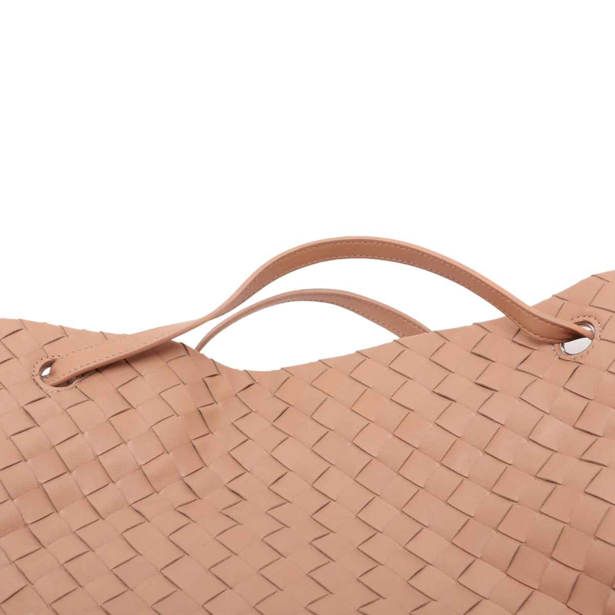 Bottega Veneta Nappa Intrecciato Tote — Beige