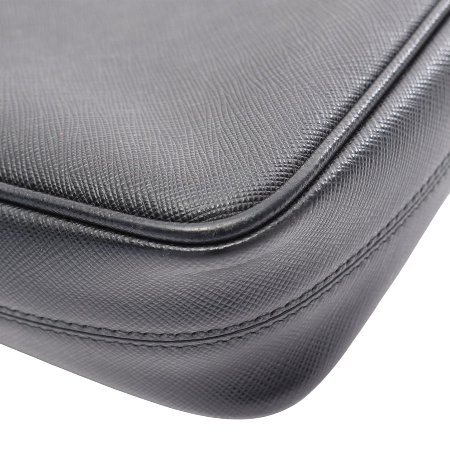 Prada Saffiano Zip Top Crossbody