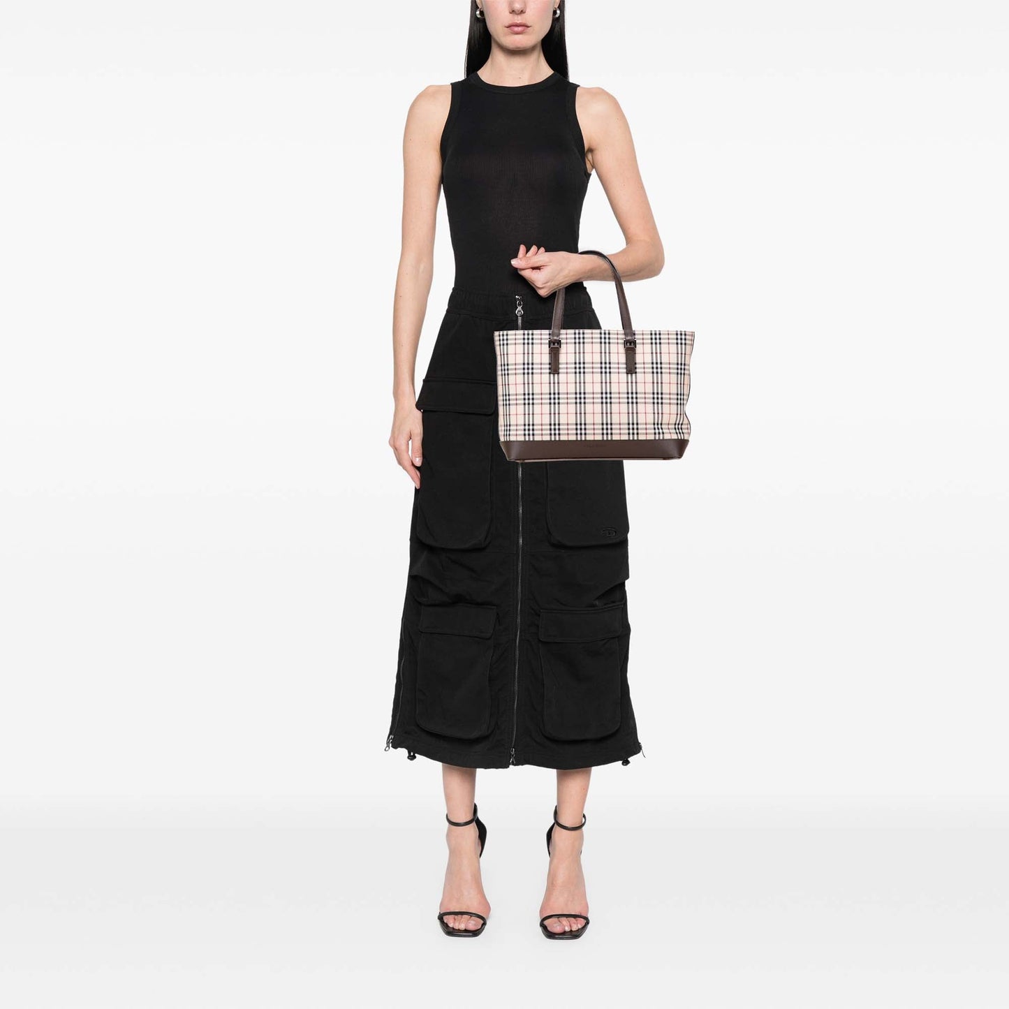 Burberry House Check Canvas Tote