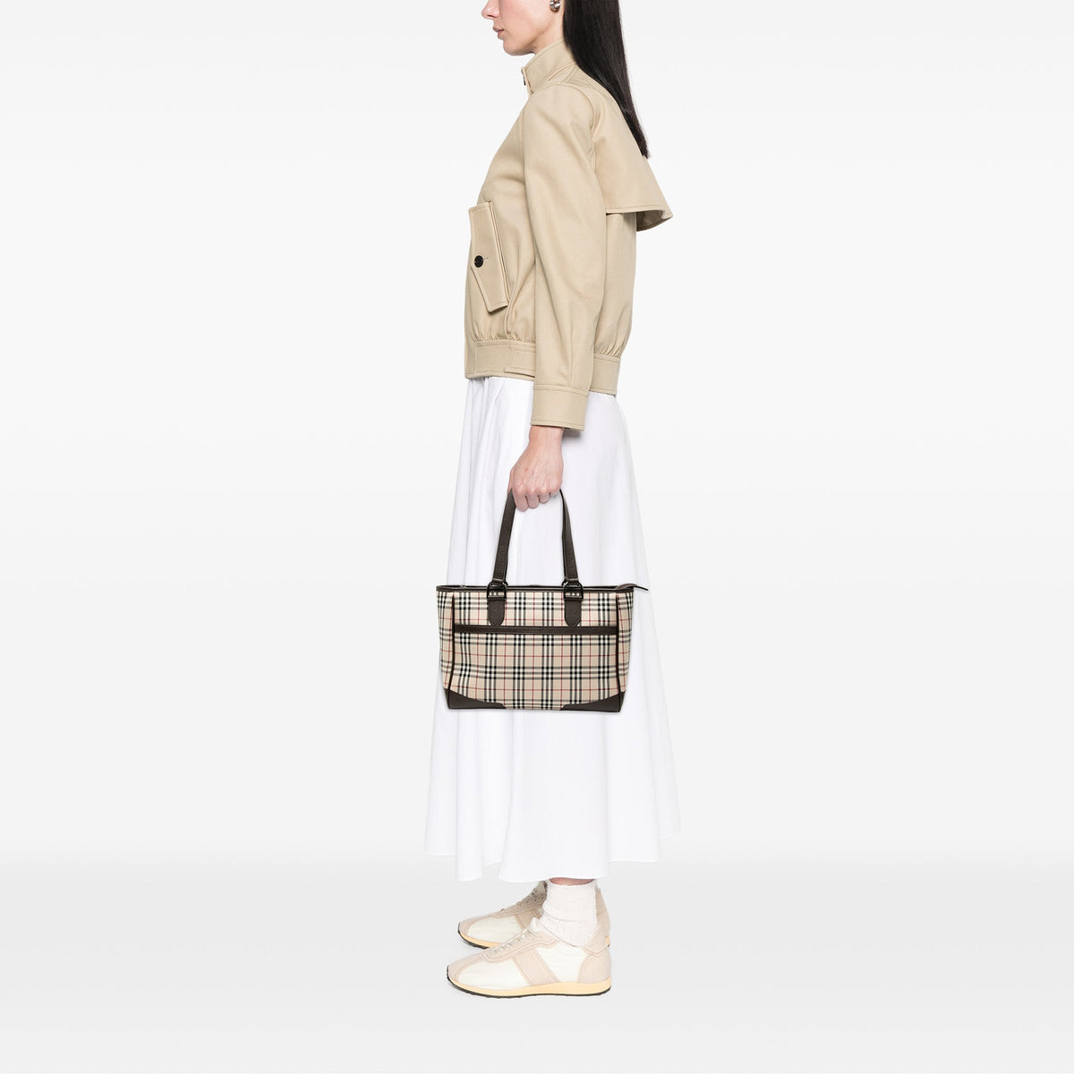 Burberry House Check Canvas Tote