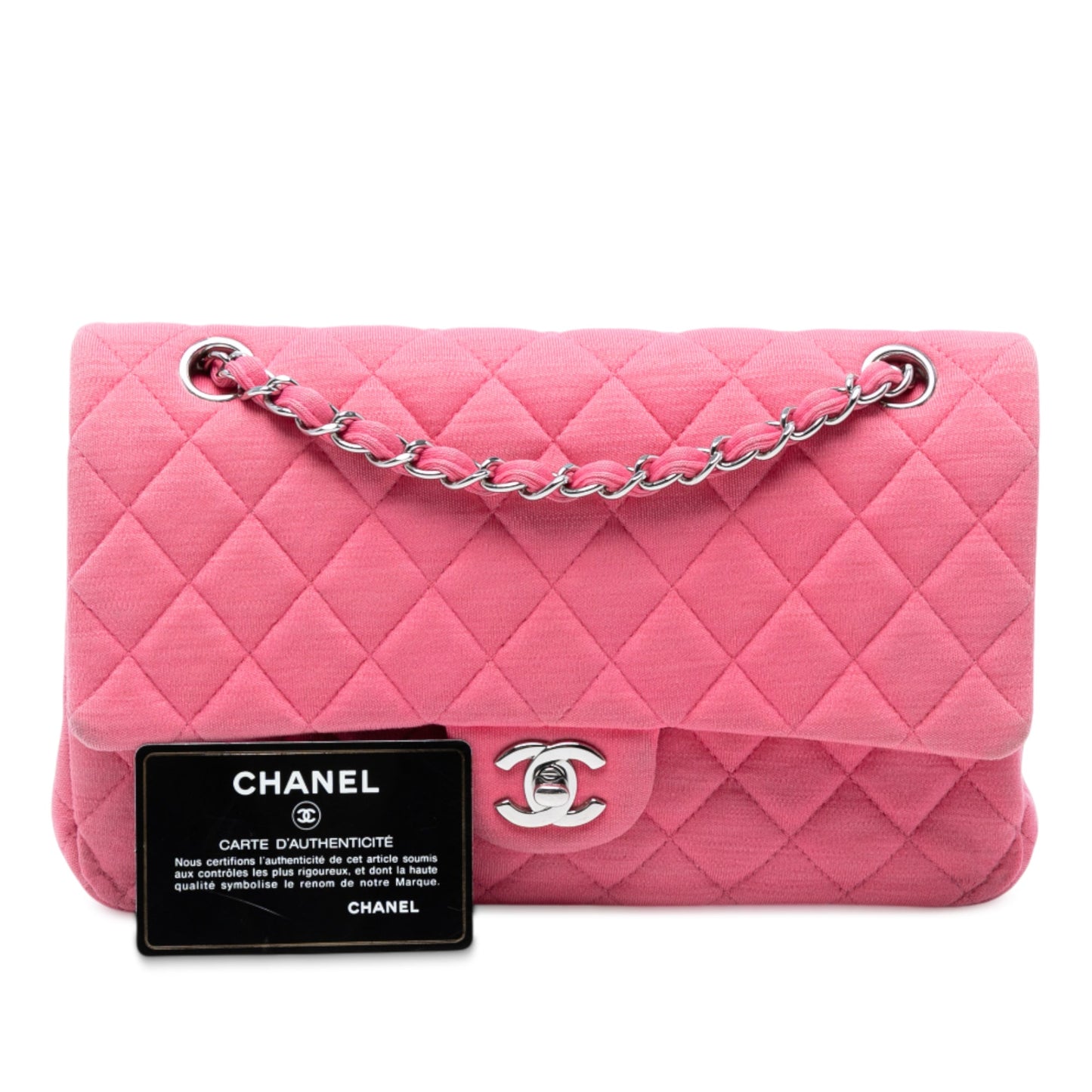 Chanel Medium Classic Jersey Double Flap