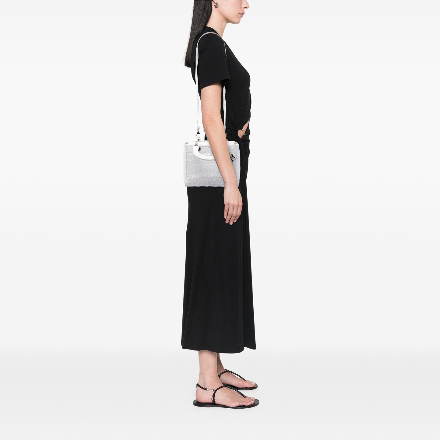 Dior Medium Canvas Cannage Lady D Lite