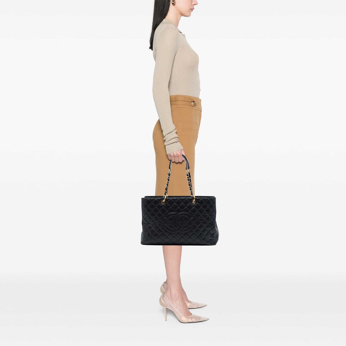 Chanel Caviar Grand Shopping Tote XL