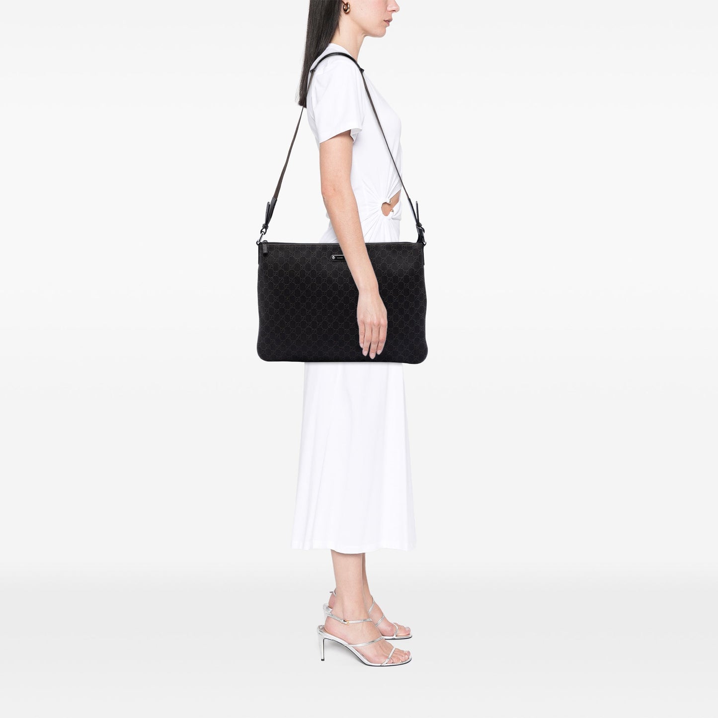 GG Denim Crossbody