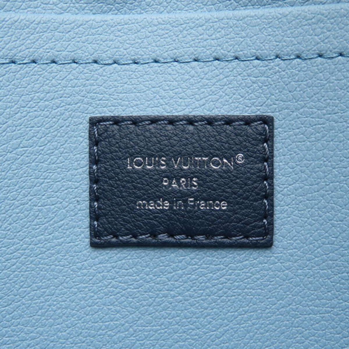 Louis Vuitton Monogram Shadow Locker Dopp Kit — Blue