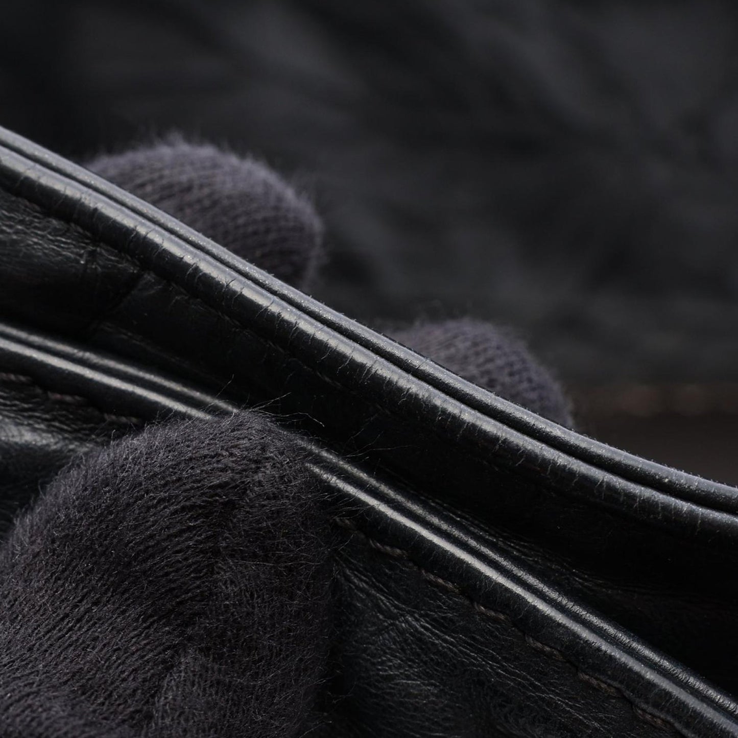 Chanel CC Quilted Aged Calfskin Coco Rider Bowling Bag