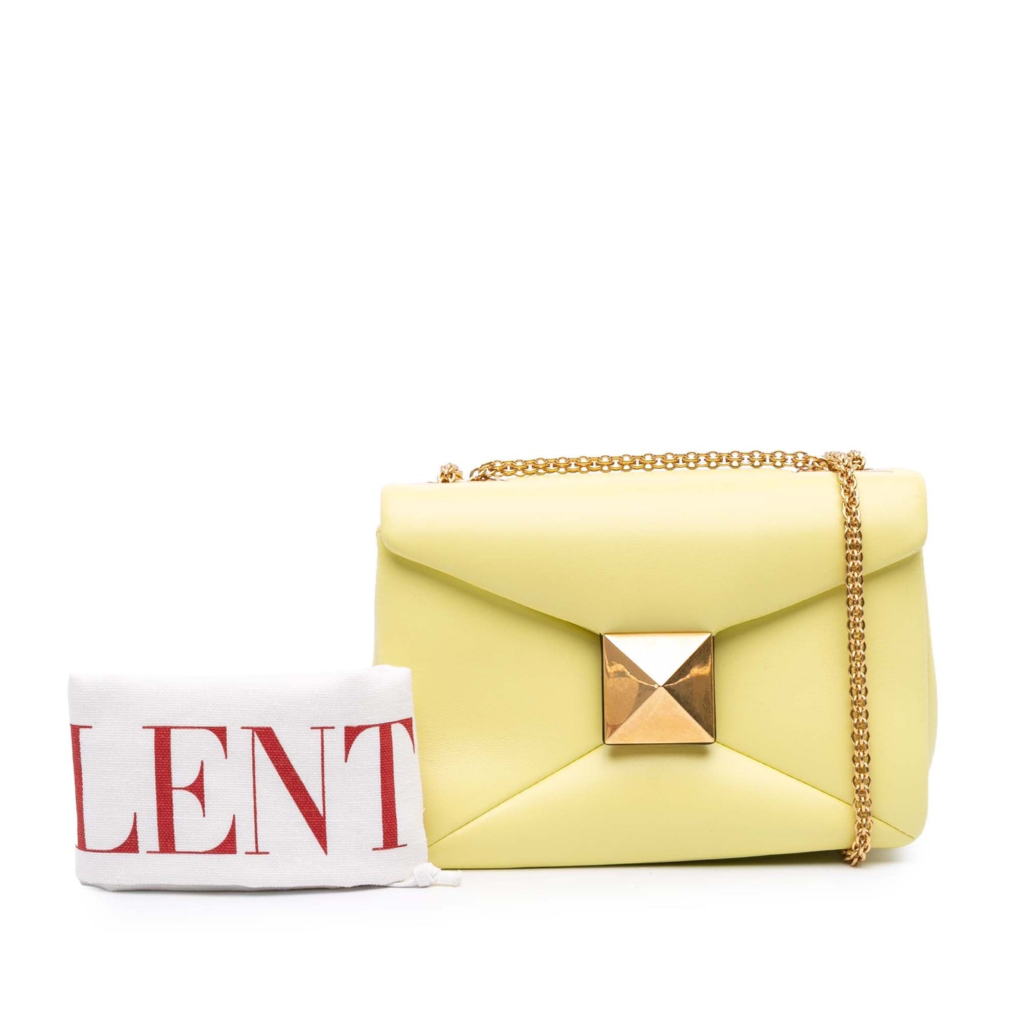 Valentino Nappa One Stud Chain Shoulder Bag