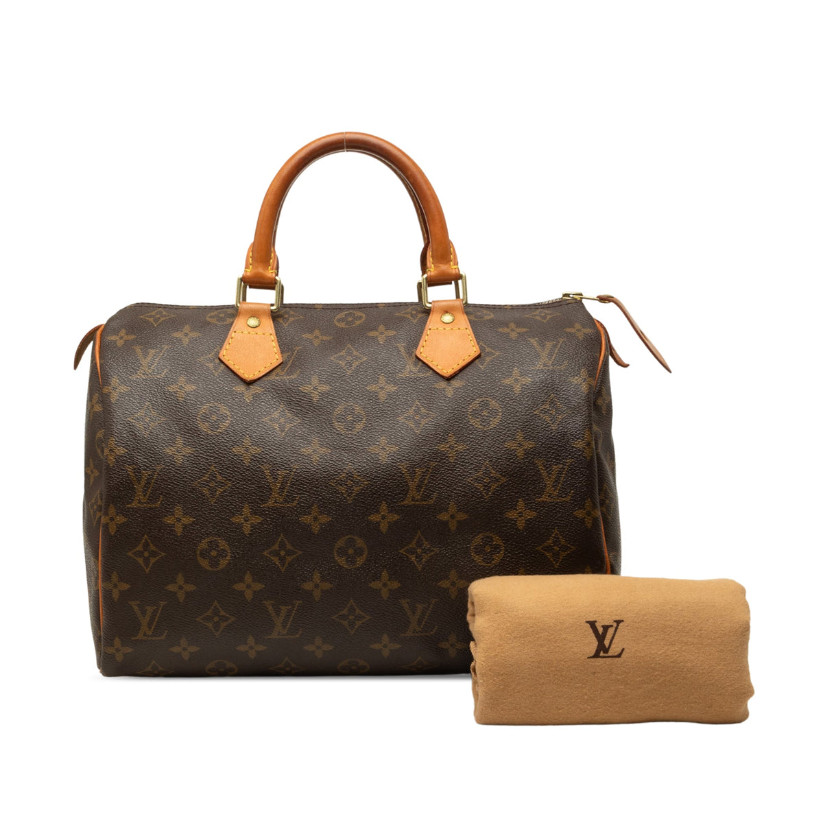 Louis Vuitton Monogram Speedy 30 — Brown