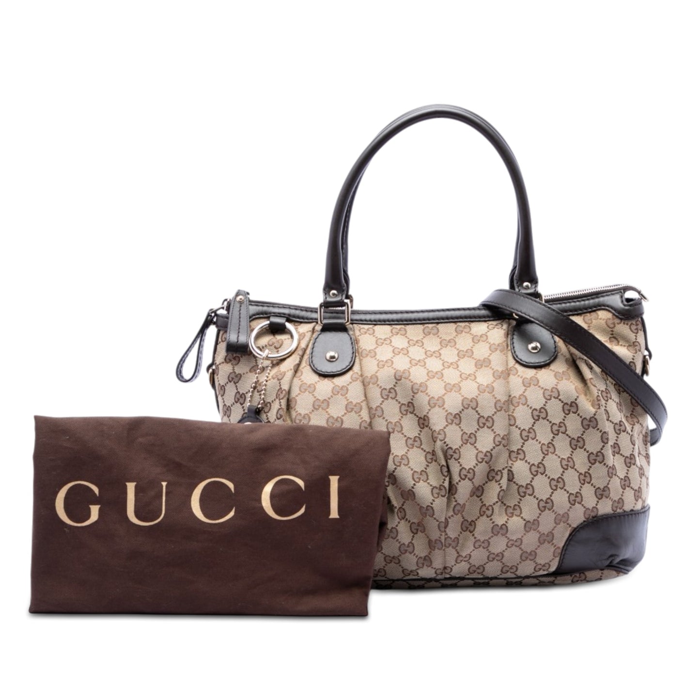 Gucci GG Canvas Sukey Satchel