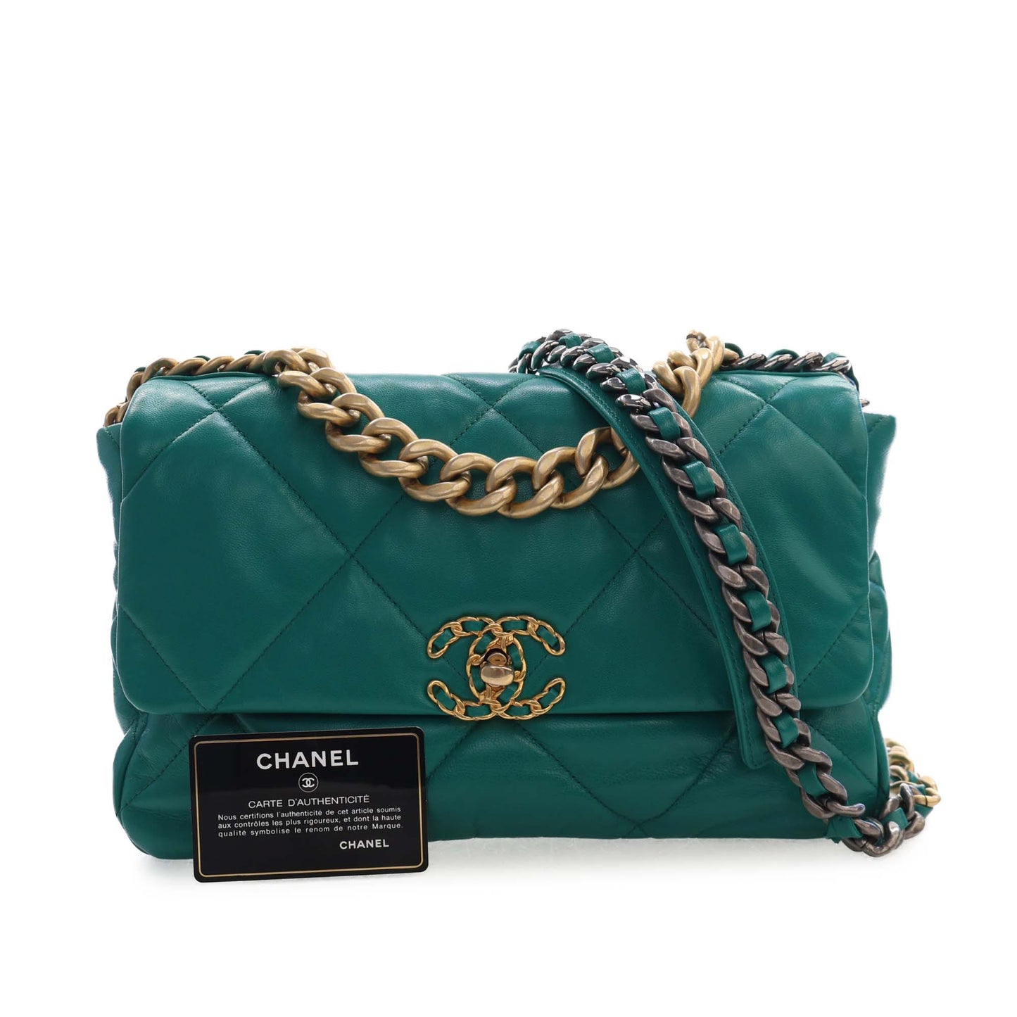Chanel Large Lambskin 19 Flap