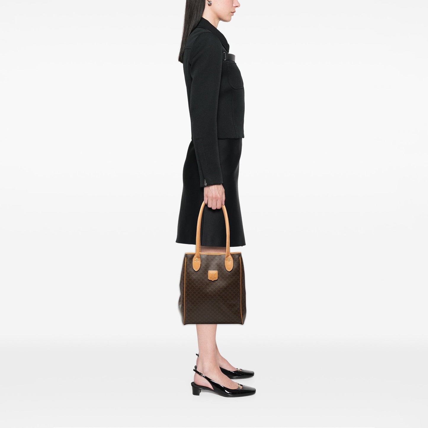 Celine Macadam Coated Canvas Tote