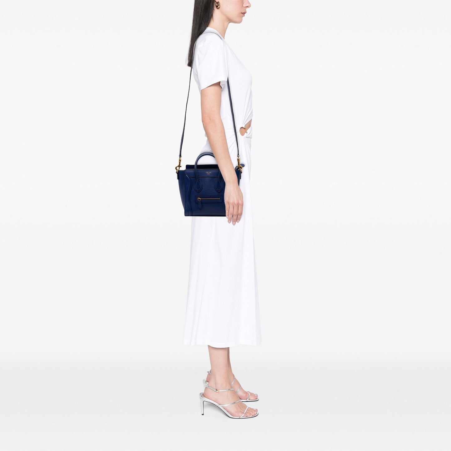 Celine Nano Leather Luggage Tote