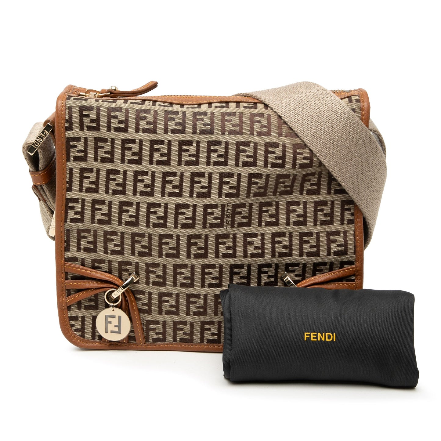 Zucchino Canvas F Charm Crossbody