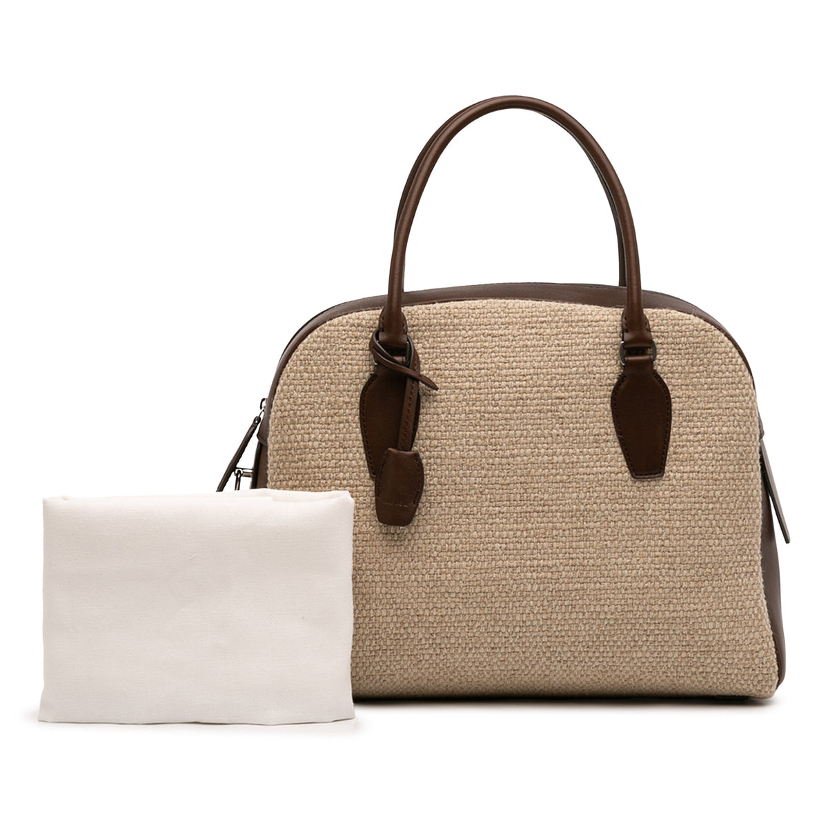 The Row Leather Trimmed Canvas India 12