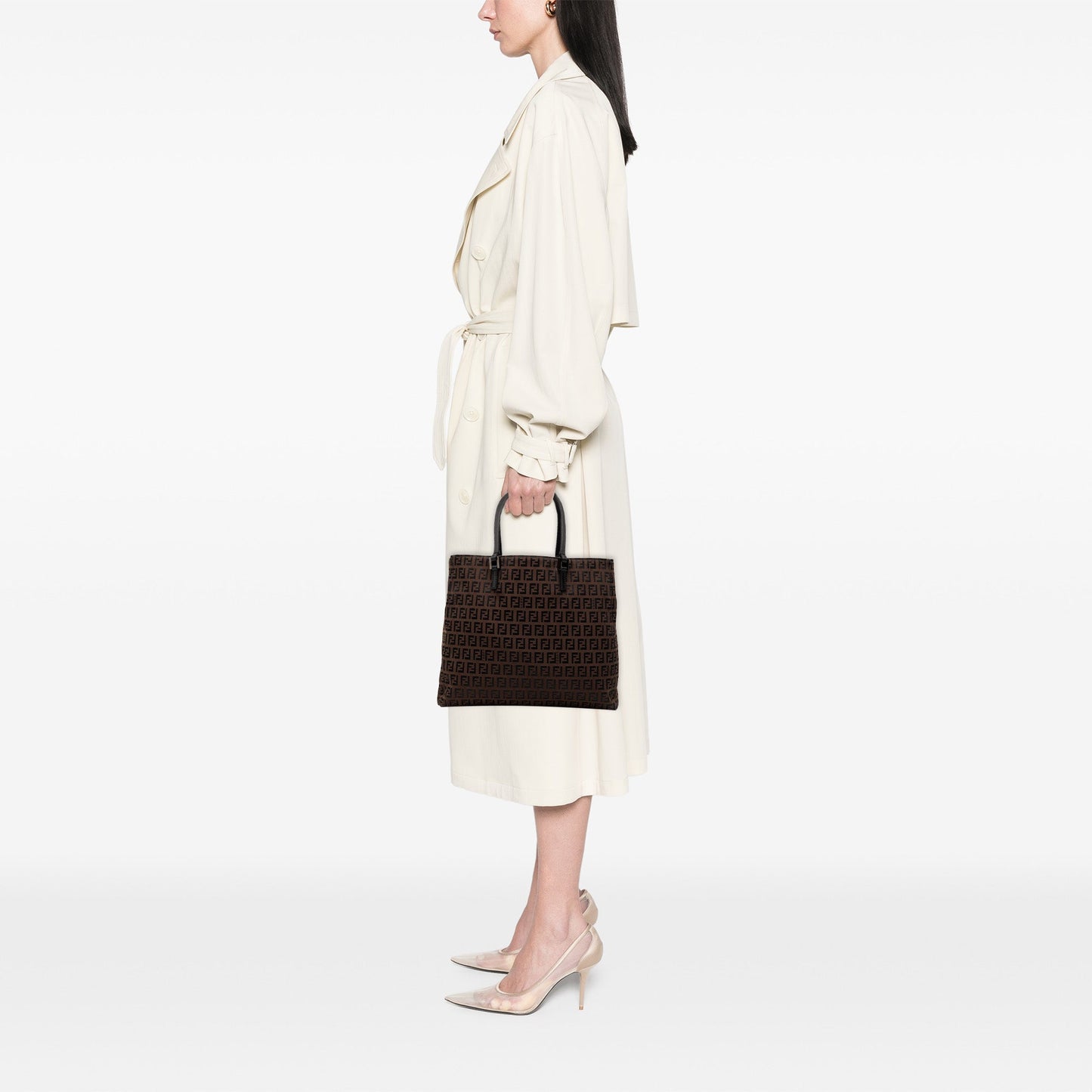 Fendi Zucchino Canvas Tote