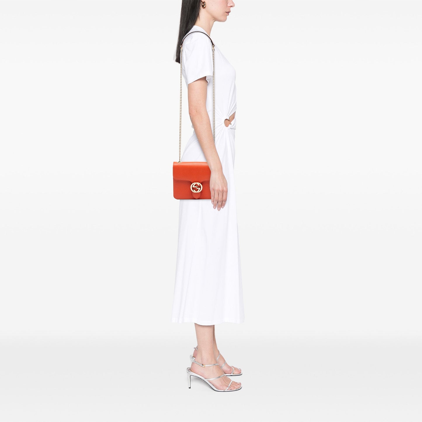 Gucci Small Dollar Calfskin Interlocking G Crossbody
