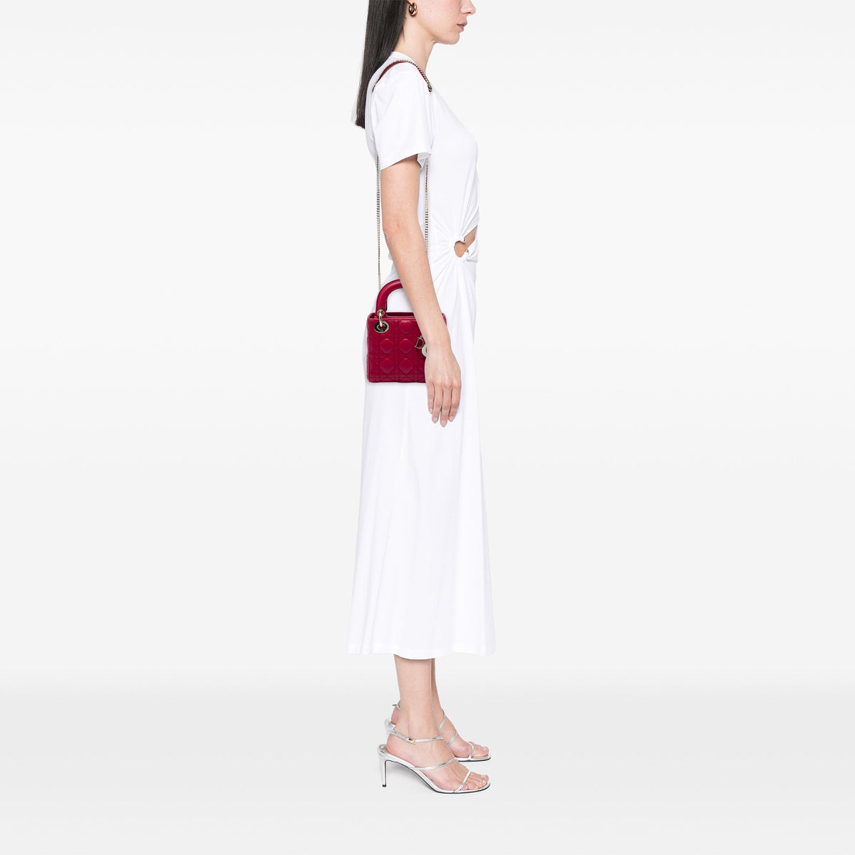 Dior Mini Lambskin Cannage Lady Dior