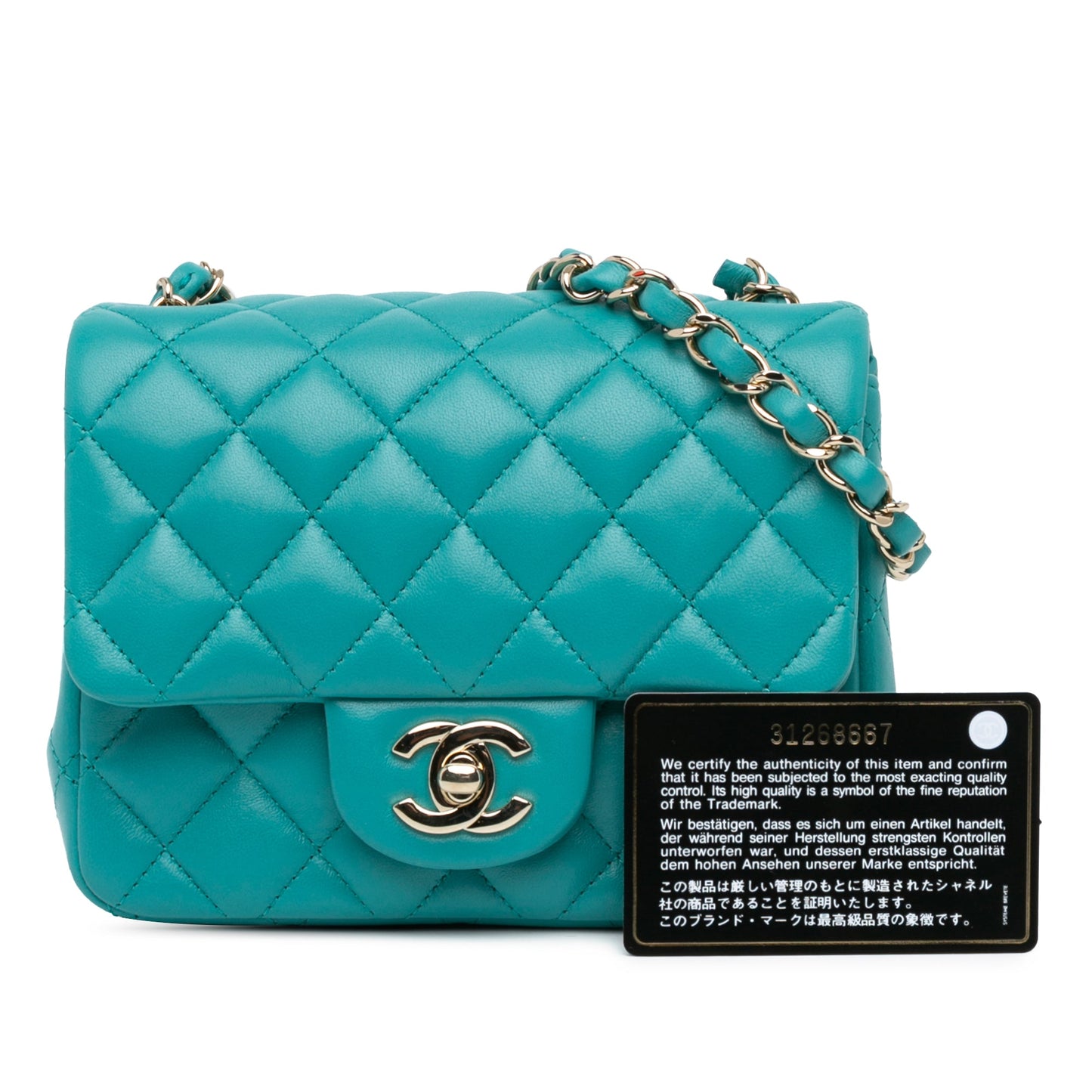 Chanel Mini Square Classic Lambskin Single Flap