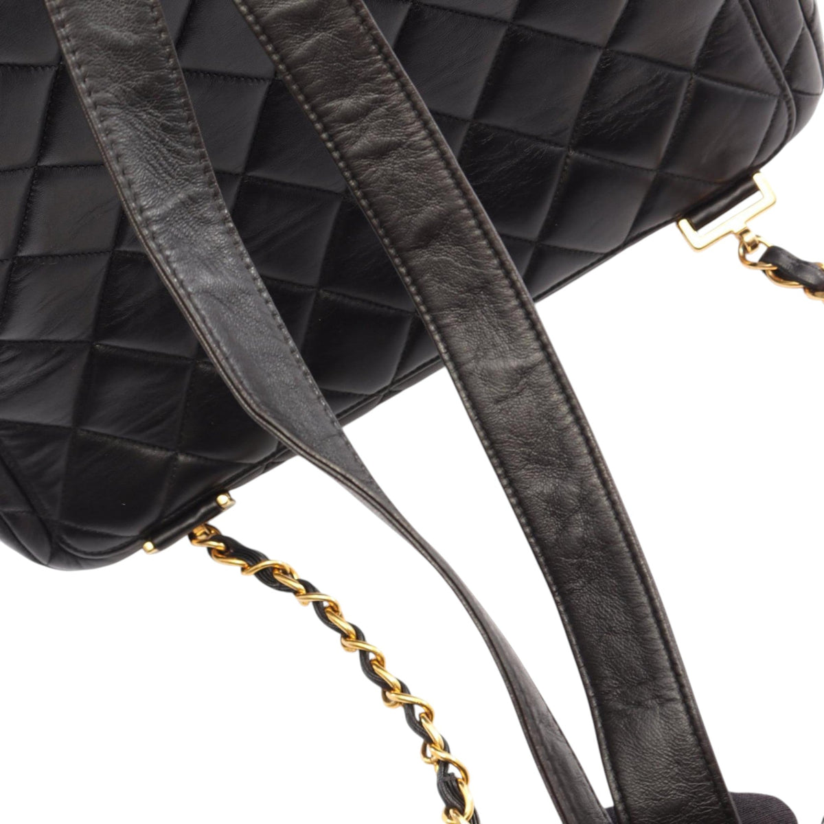 Chanel CC Quilted Lambskin Backpack