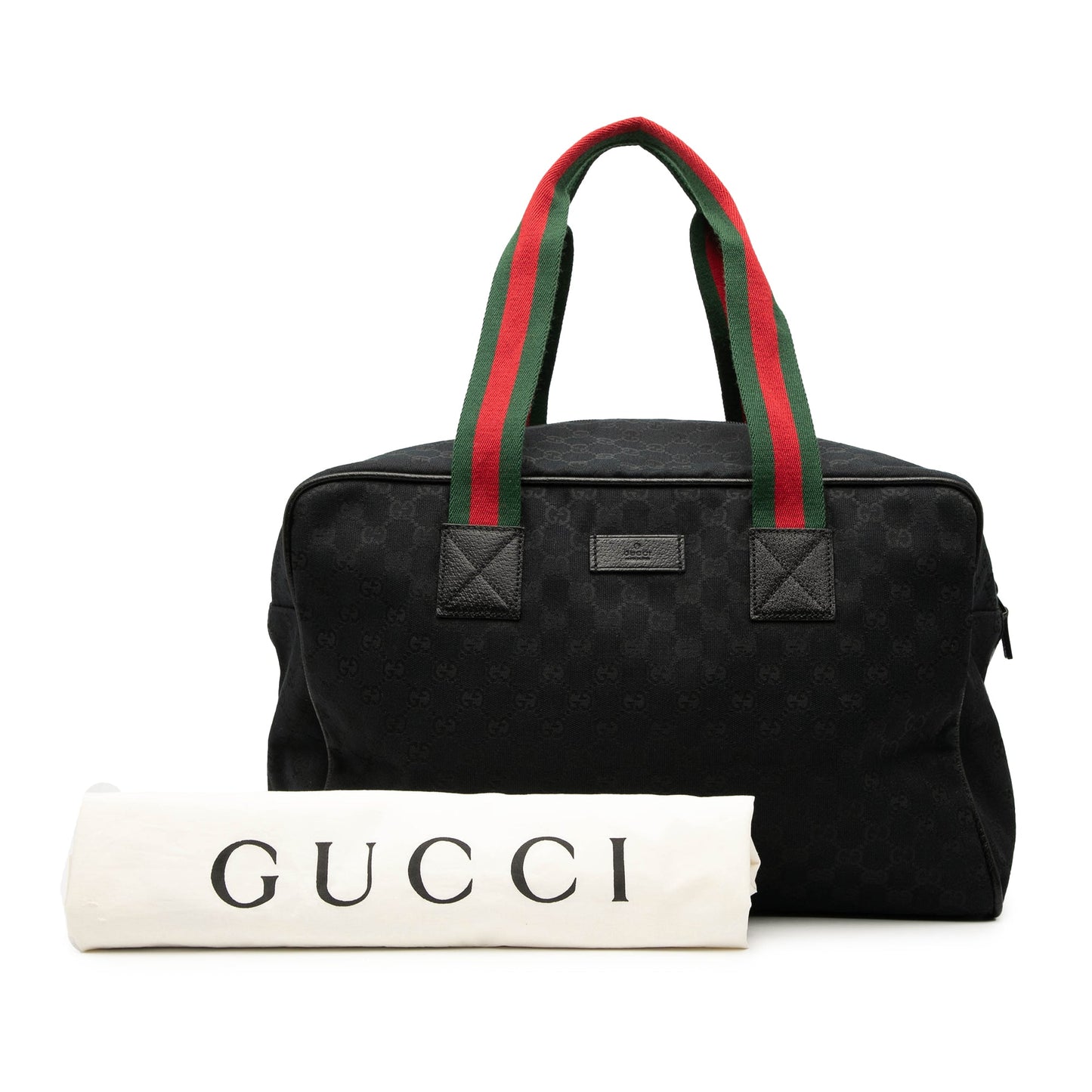 Gucci GG Canvas Web Travel Bag