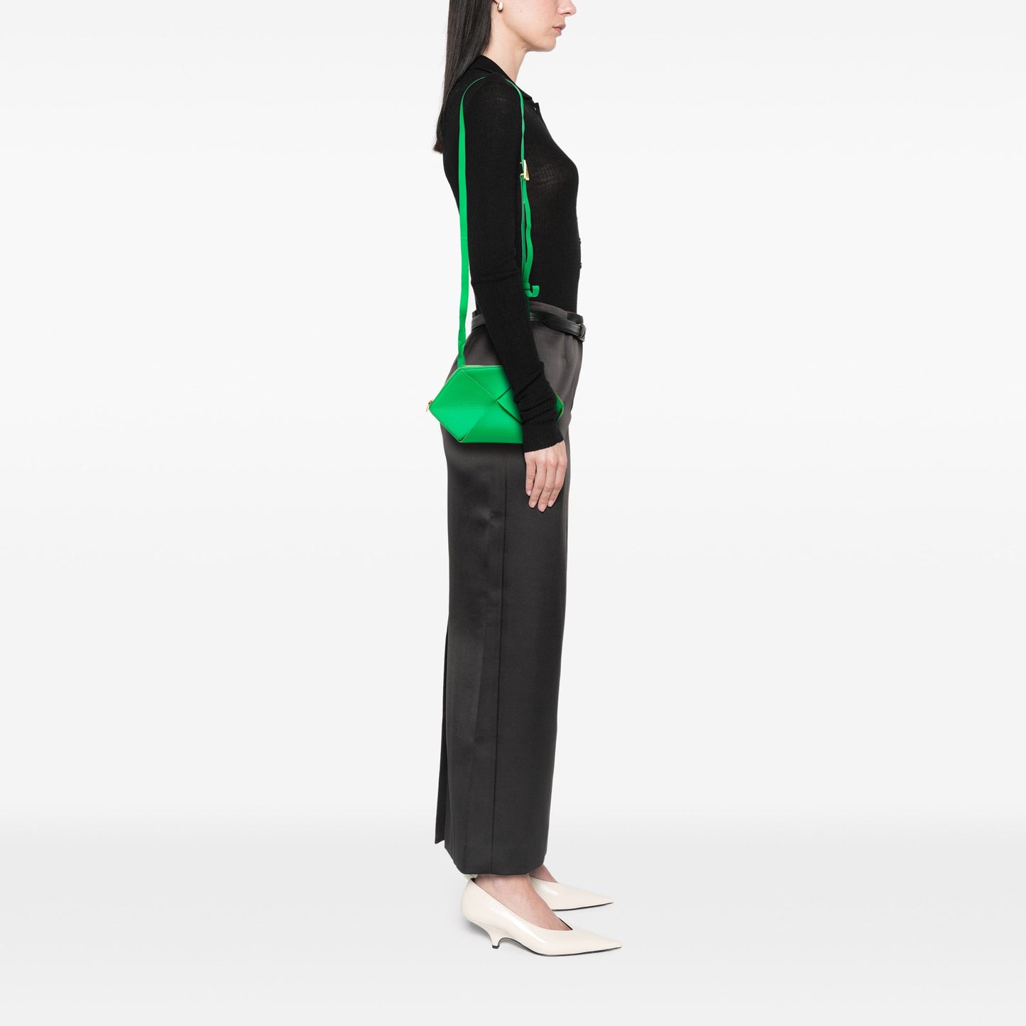 Bottega Veneta Mini Nappa Intrecciato Origami Crossbody