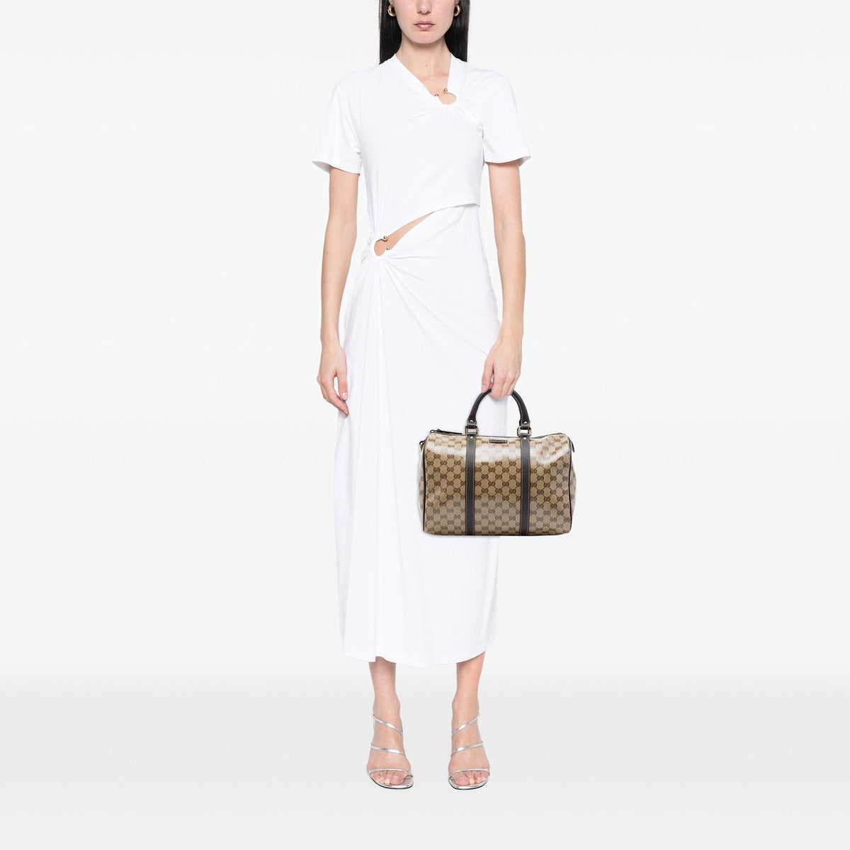 Gucci Medium GG Crystal Joy Boston Bag