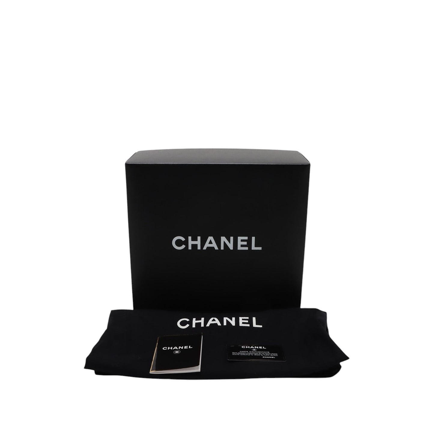 Chanel Woven Lambskin Drawstring Pouch