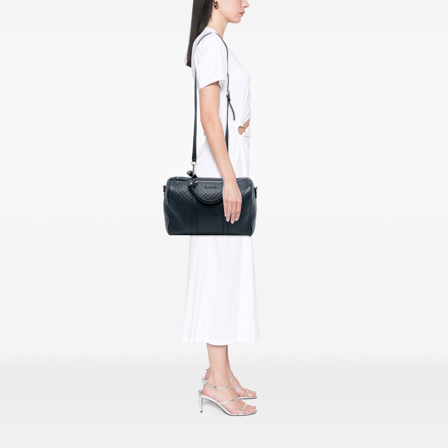 Gucci Medium Microguccissima Boston Bag