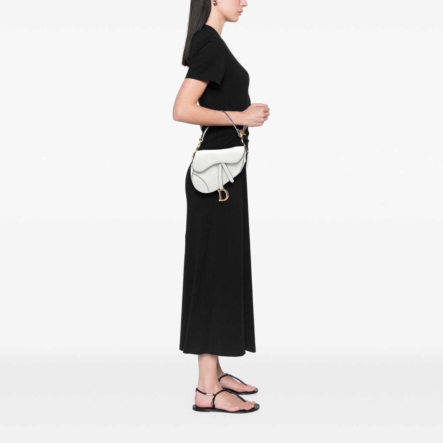 Dior Grained Calfskin Saddle Bag