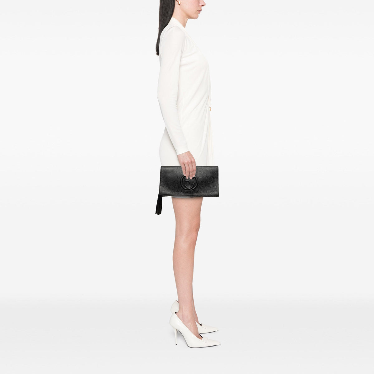 Gucci Calfskin Soho Disco Clutch