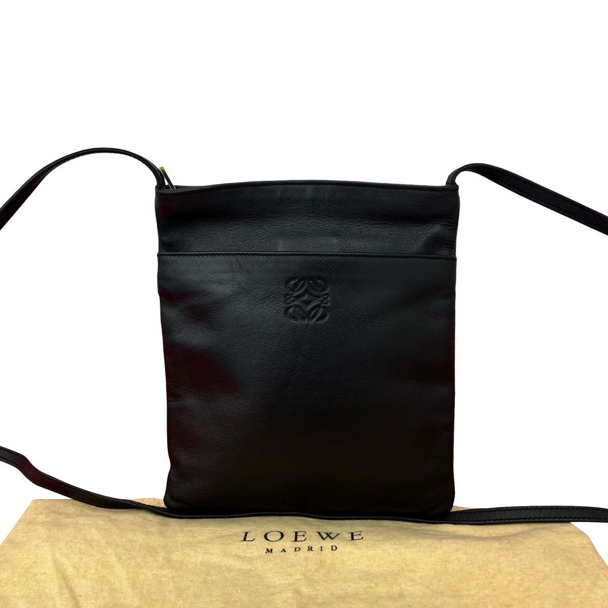 LOEWE Leather Anagram Crossbody