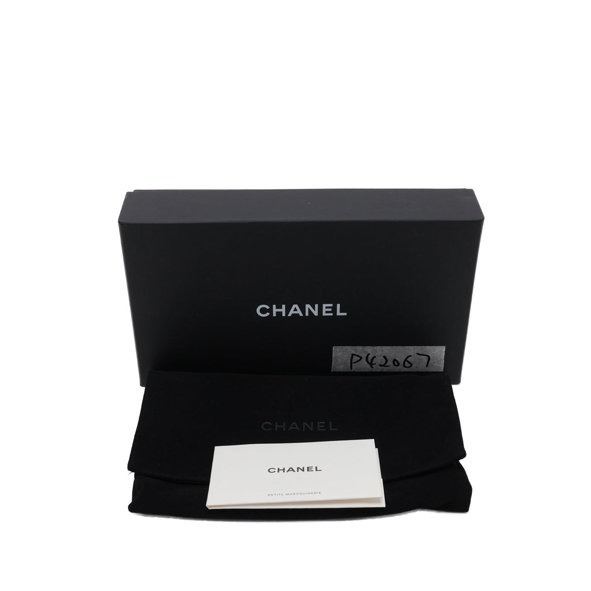 Chanel Quilted Caviar Boy Wallet on Chain — Green