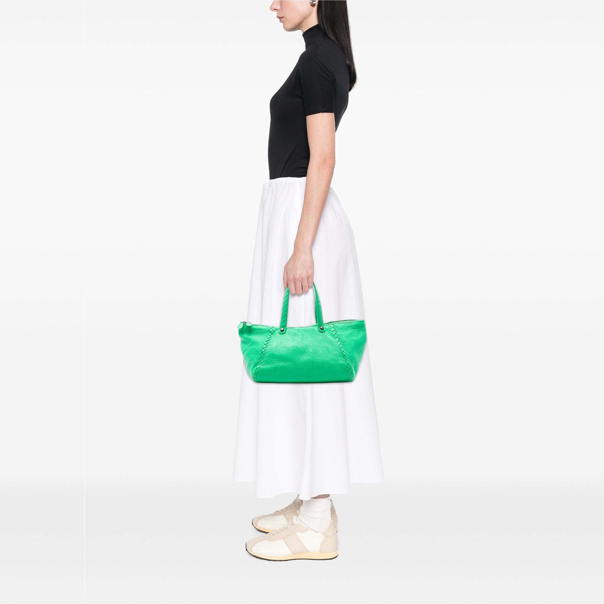 Bottega Veneta Intrecciato Trimmed Cervo Tote