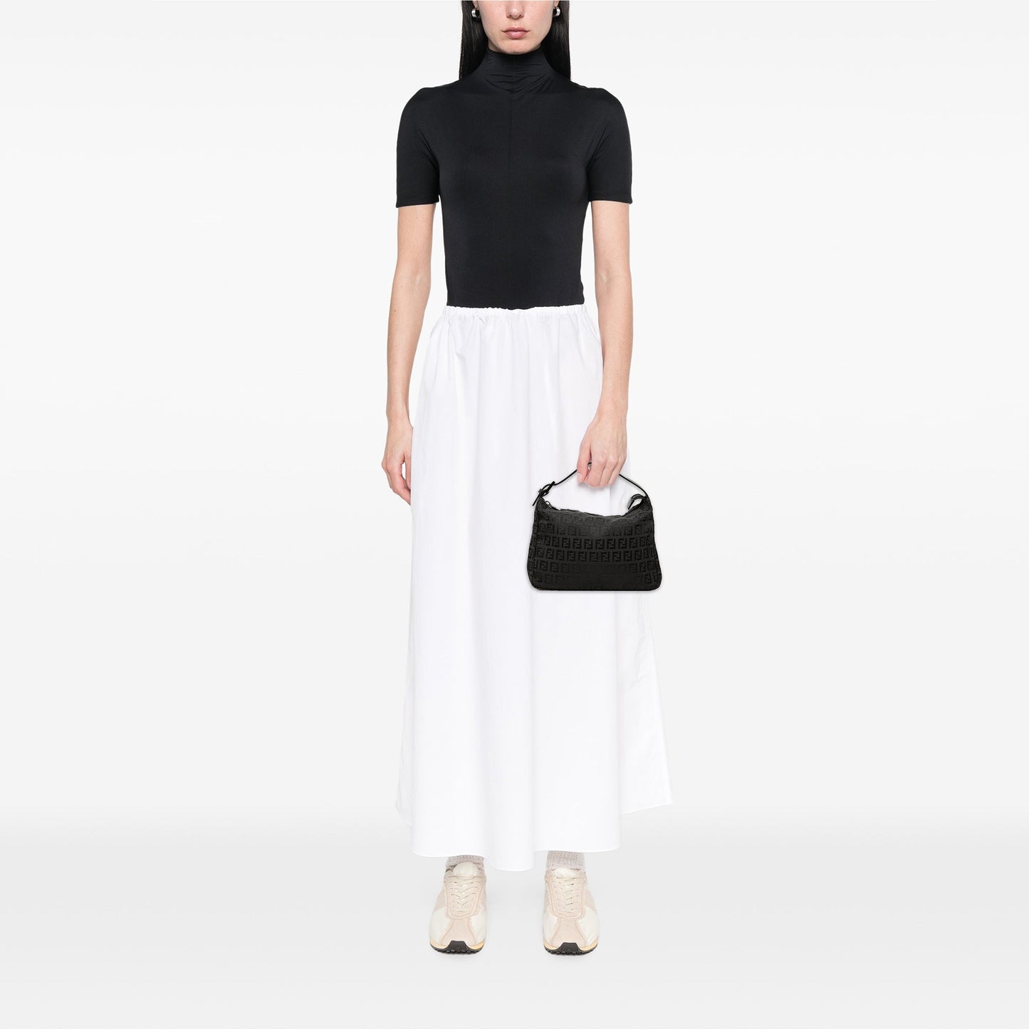 Fendi Zucchino Canvas Handbag