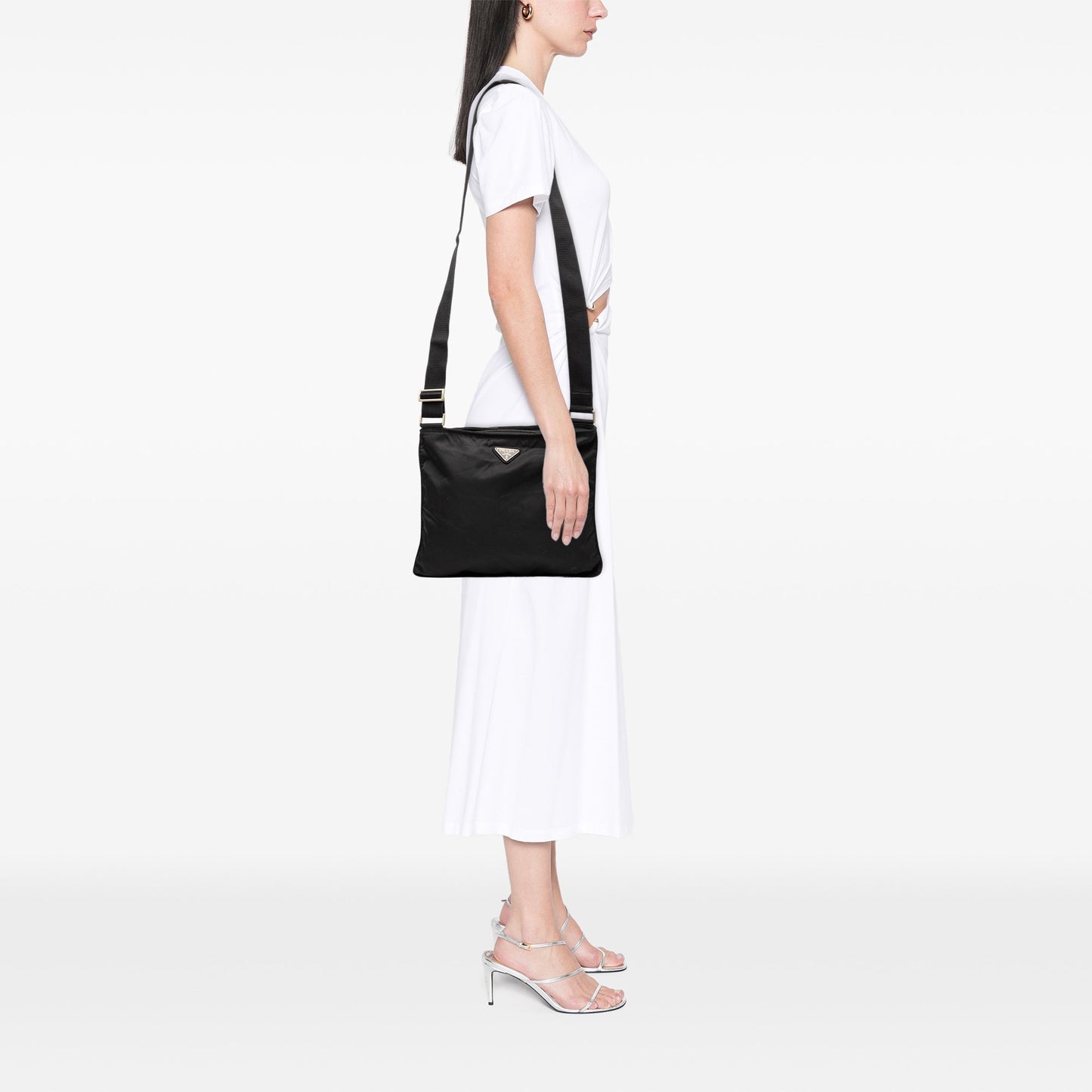Prada Tessuto Zip Top Crossbody