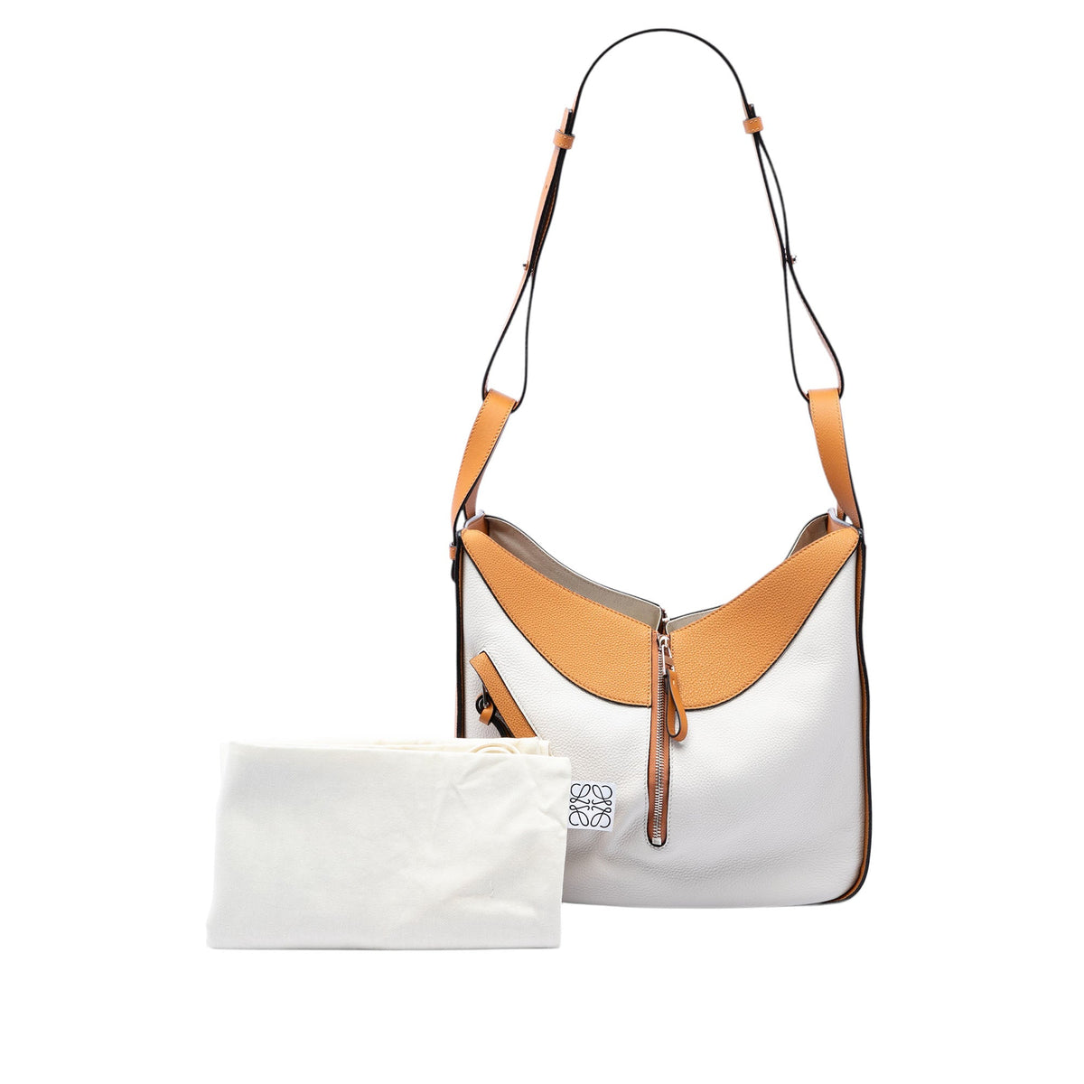 LOEWE Medium Bicolor Grained Calfskin Hammock Satchel