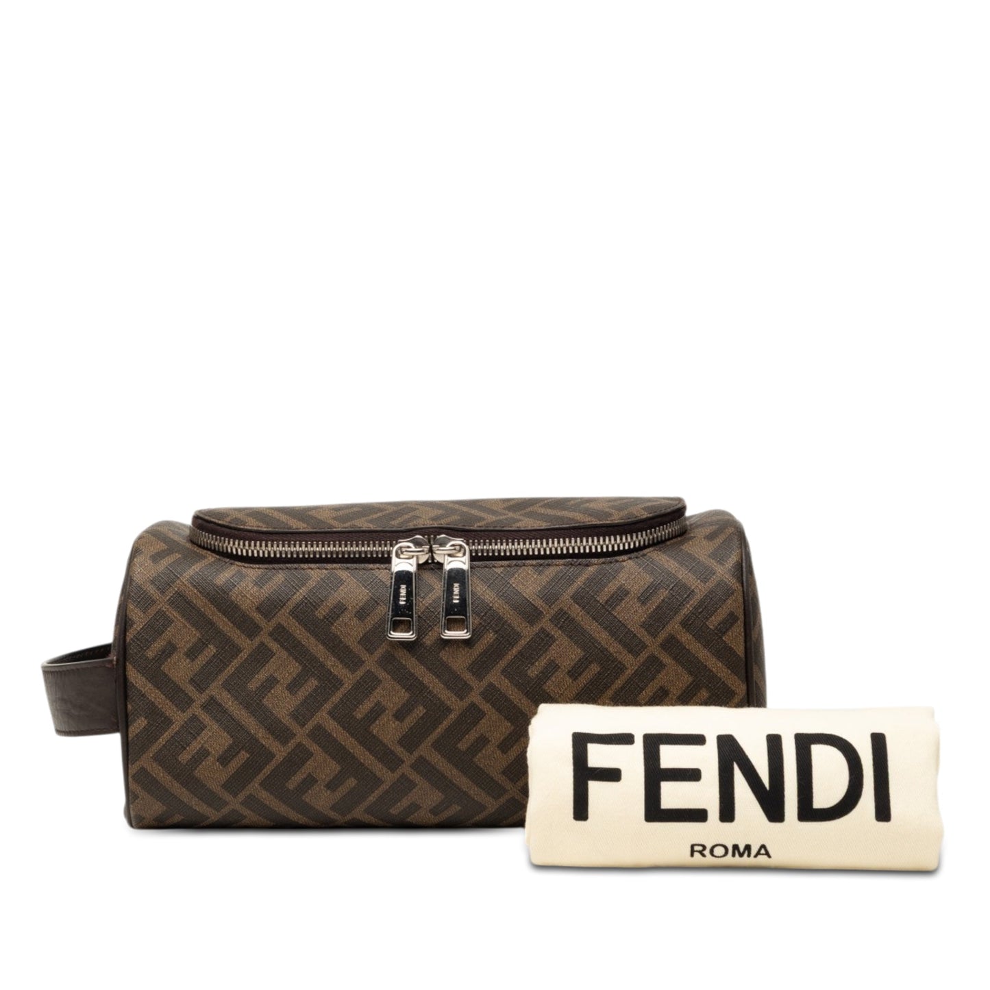 Fendi FF 1974 Coated Canvas Travel Essential Case