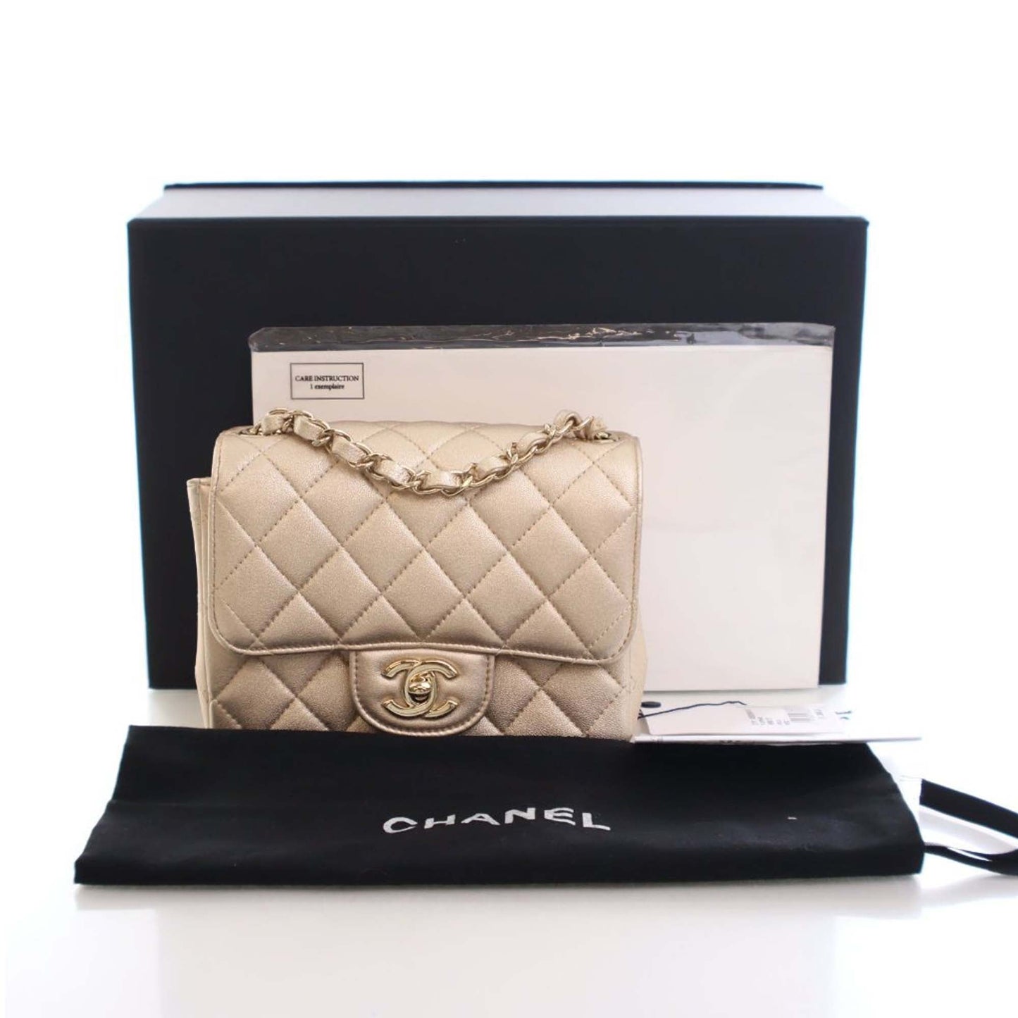 Chanel Mini Square Classic Lambskin Single Flap